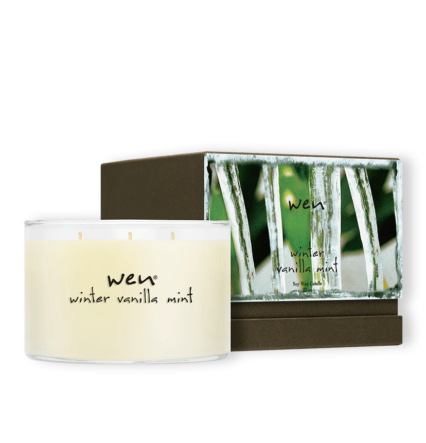 Winter Vanilla Mint Deluxe Candle