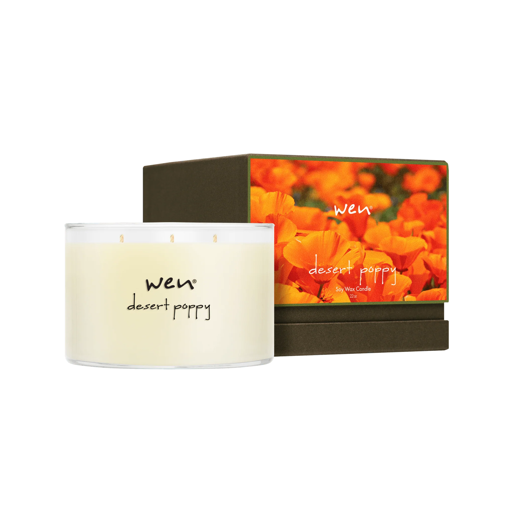 Desert Poppy Deluxe 3-Wick Candle