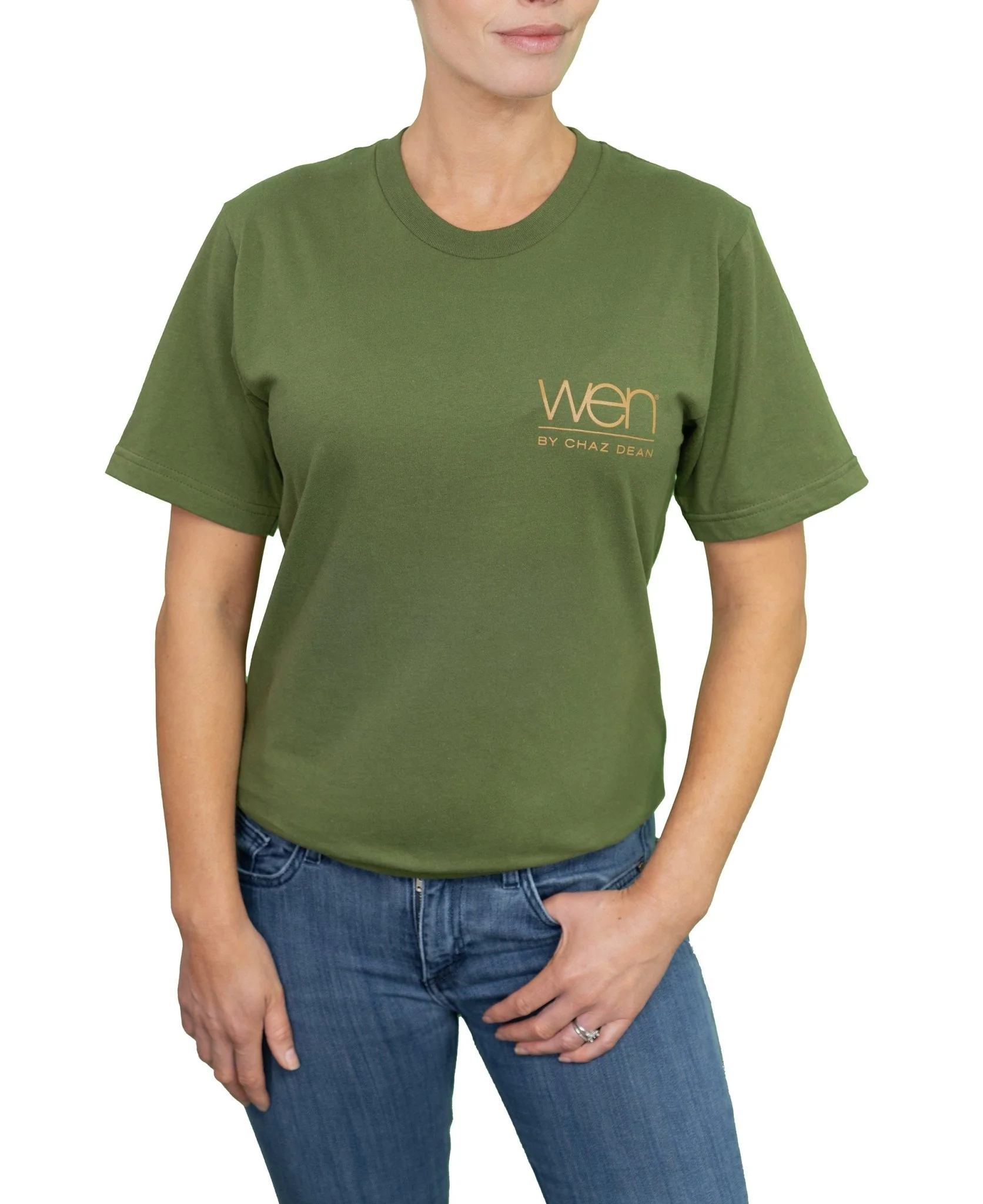 Olive Unisex Lightweight Short-Sleeve T-Shirt