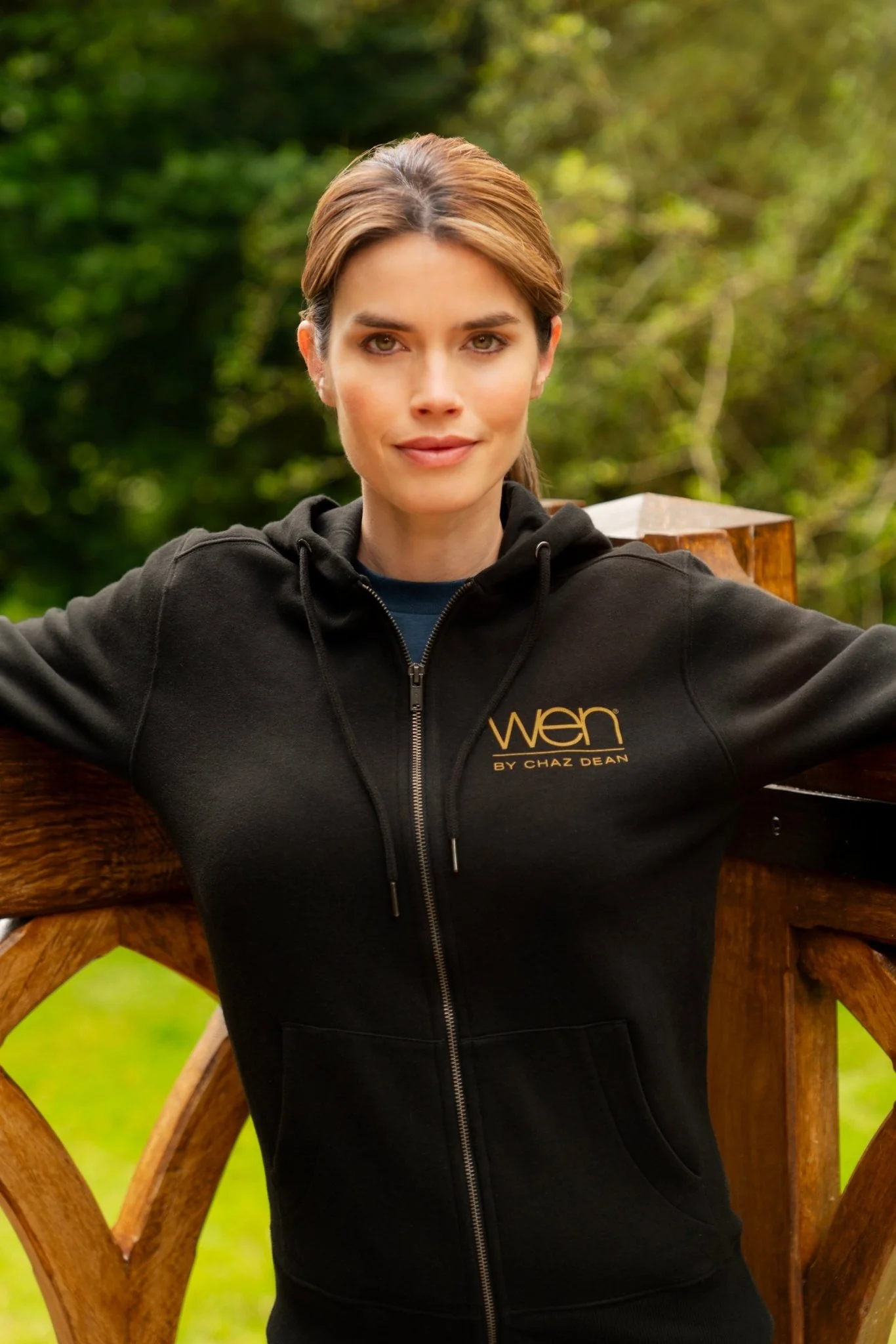 Jet Black Unisex Cozy Fleece Full-Zip Hoodie